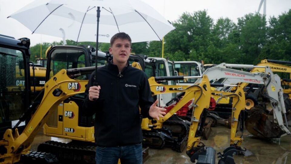 Mini excavators are now part of our assortment